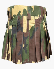 CAMO WOODLAND MINI KILT - Scottish Kilt Jacket™ USA-UK