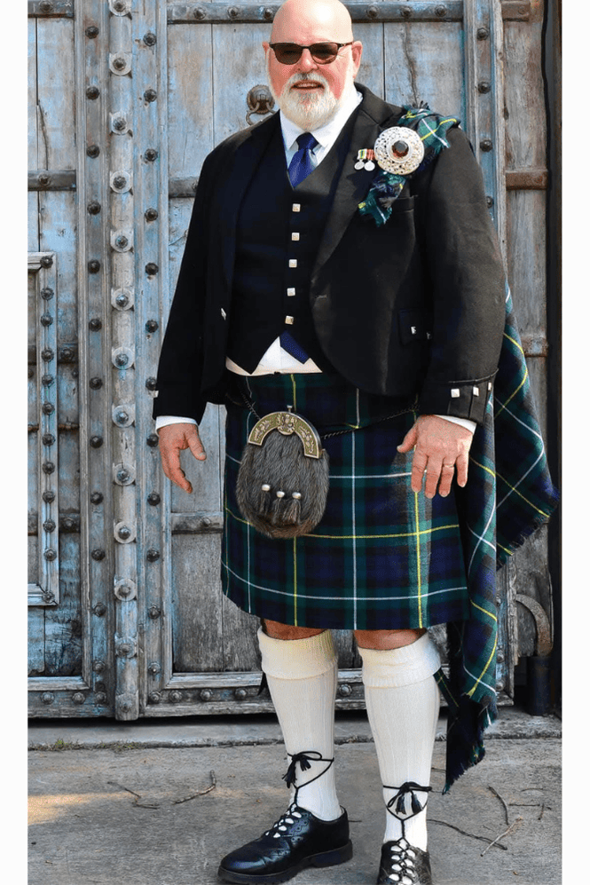 evening pencil dress Highland Dress By Paisleys – J.W.B Books main image 0