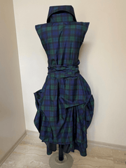 Tartan Steampunk Fancy dress  Plaid Tartan Dress