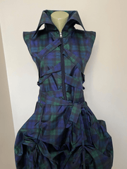 Tartan Steampunk Fancy dress  Plaid Tartan Dress