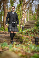 TWEED BLACK CRAIL KILT OUTFIT