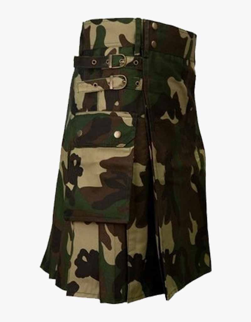 CAMO Tactical Utility Army Kilt - Scottish Kilt Jacket™ USA-UK