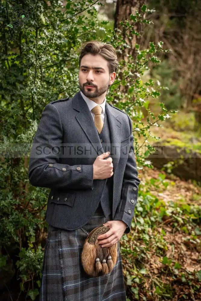 Attweed Navy Crail Kilt Outfit Tweed Outfits