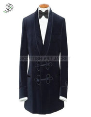 Blue Velvet Dinner Blazer Jackets Smoking