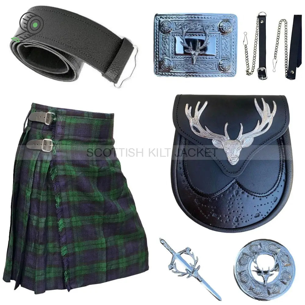 Deal On Black Watch Tartan Kilt Sets