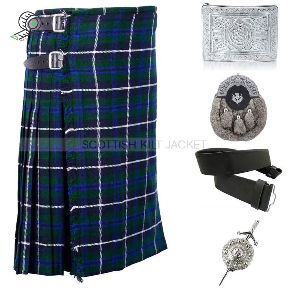 Deal On Douglas Blue Tartan Kilt Sets