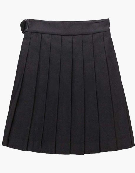 GIRL MINI KILT IN BLACK