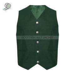 Green Argyll Vest And Jacket Tweed Kilt Jackets