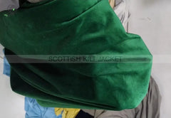 Green & Red Velvet Quilted Blazers Smoking Jackets