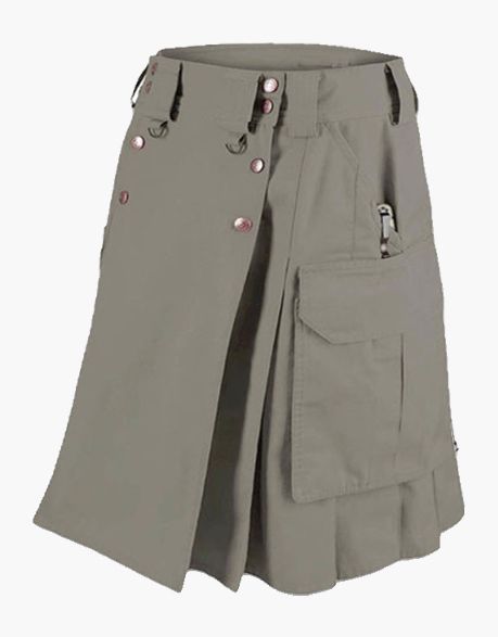 TACTICAL DUTY GREY KILTS - Scottish Kilt Jacket™ USA-UK