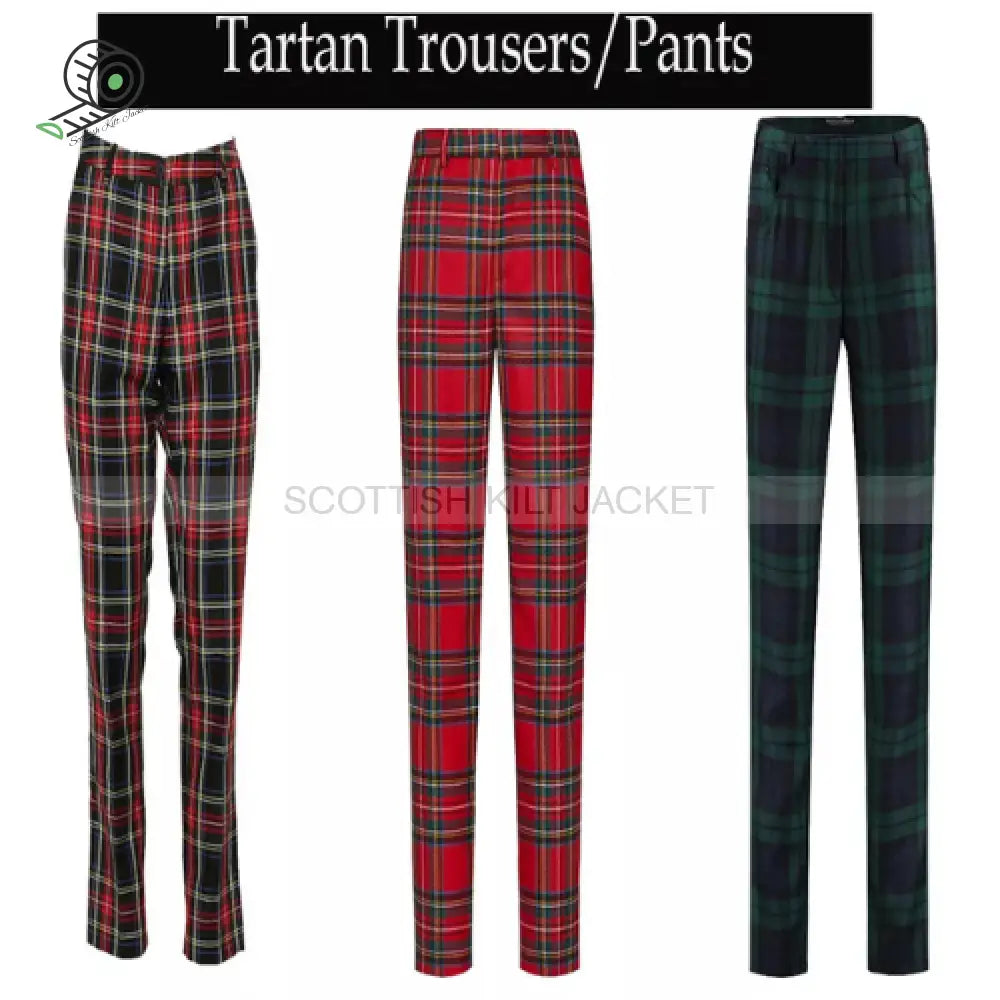 Highland Tartan Trousers/Pants Trews