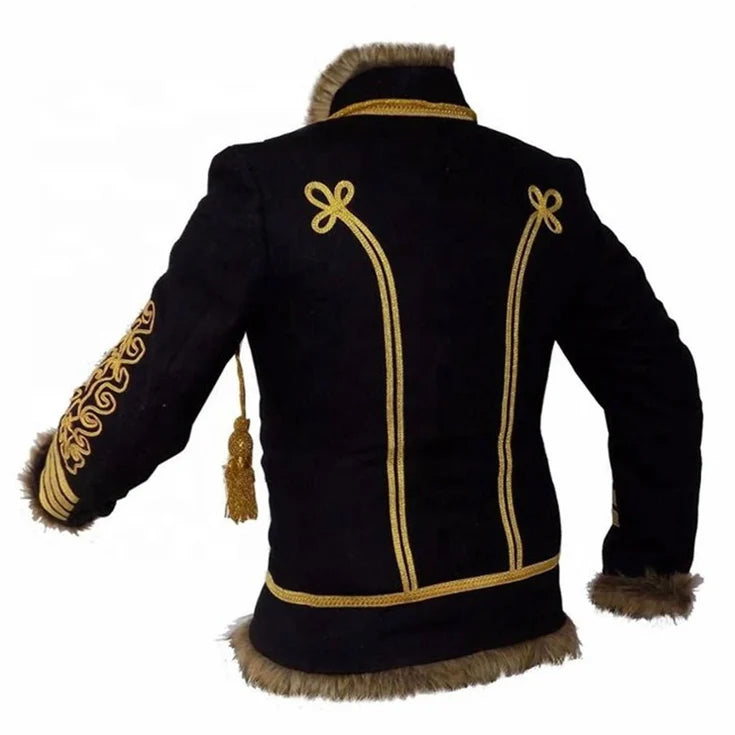 Military Napoleonic Hussar Jacket Tunic Pelisse Jimi Hendrix - Hussar Jacket - Scottish Kilt Jacket™ USA-UK