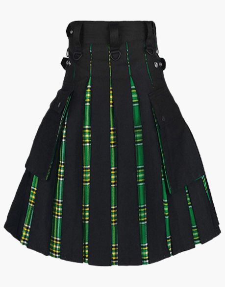 GREEN IRISH HYBRID KILT - scottish kilt jacket