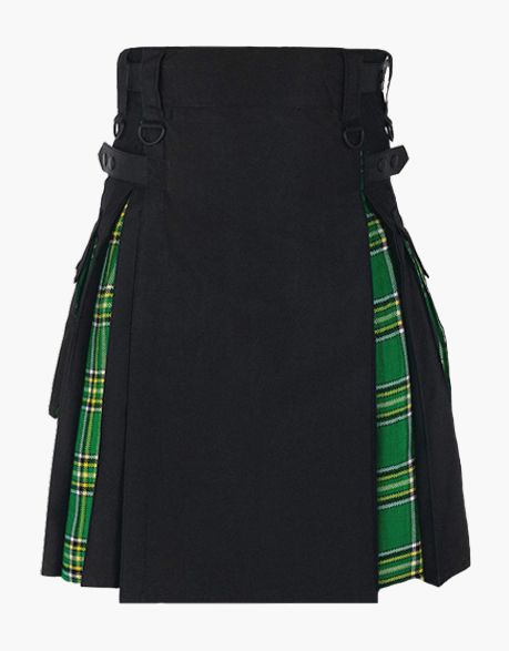 GREEN IRISH HYBRID KILT - scottish kilt jacket