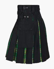 GREEN IRISH HYBRID KILT - scottish kilt jacket