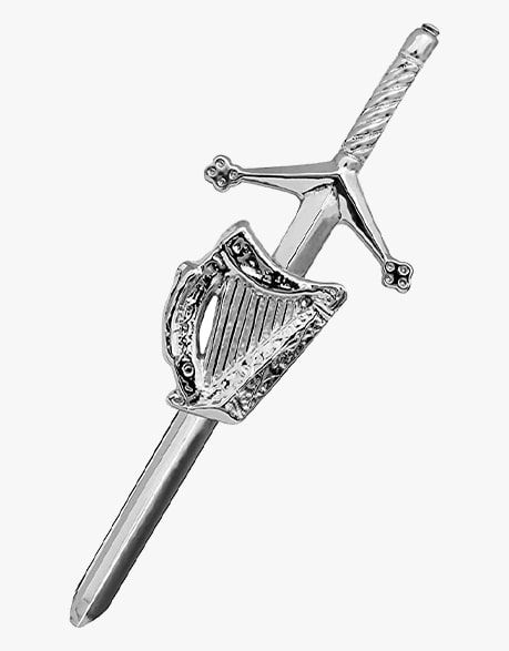 Irish Harp Custom Kilt Pin - Scottish Kilt Jacket™ USA-UK