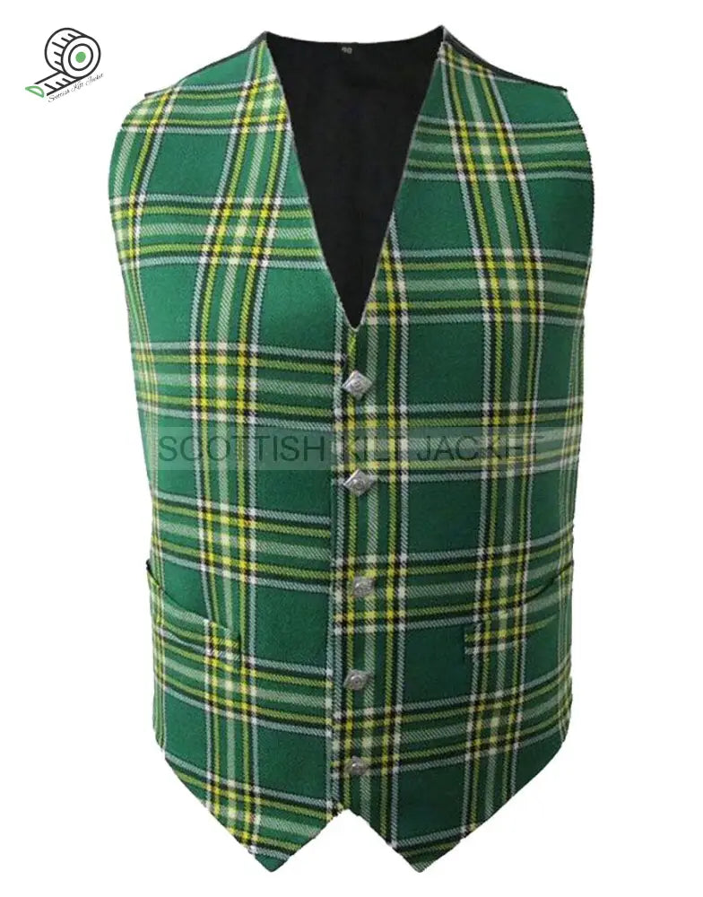 Irish Tartan Vest Vests