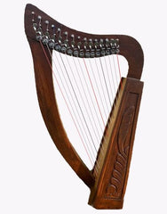 Fifteen-string Irish Celtic lyre harp - Scottish Kilt Jacket™ USA-UK