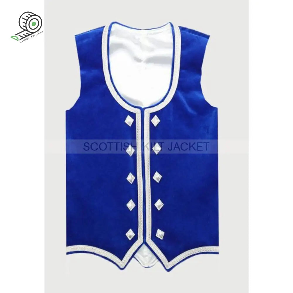 Large Velvet Colors And A Custom-Made Highland Ladies Dancing Vest Vests