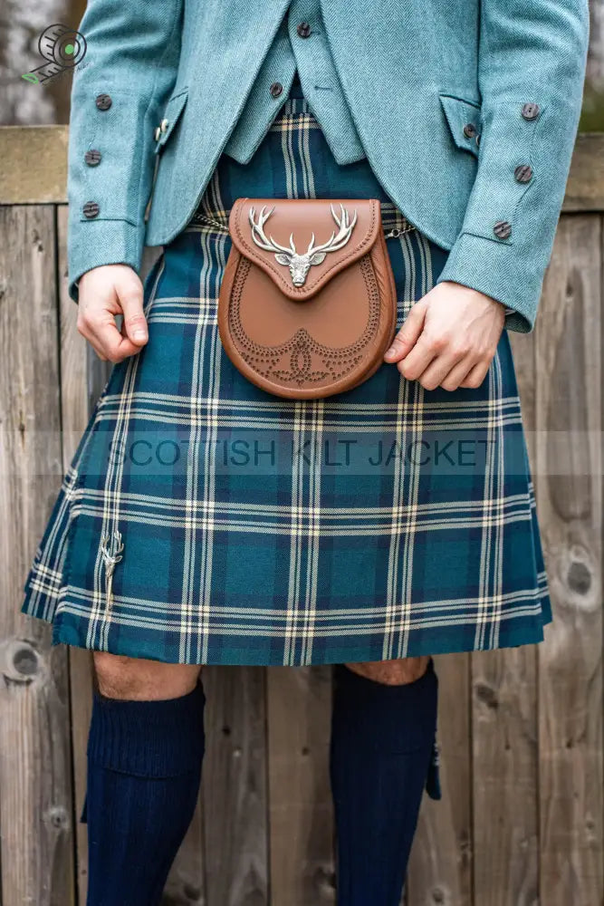 Love This Tweed Blue Crail Kilt Outfit Outfits