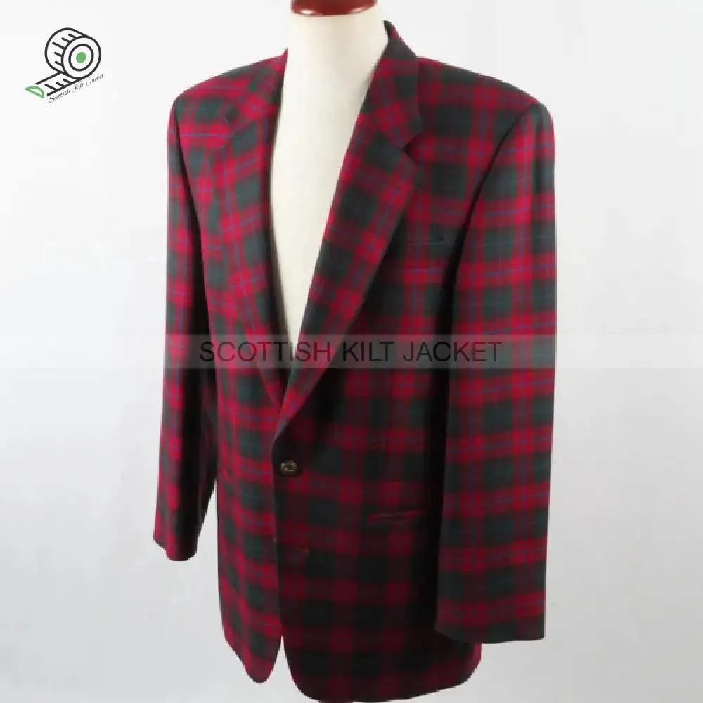 Tartan Dinner Jackets Single Breasted 