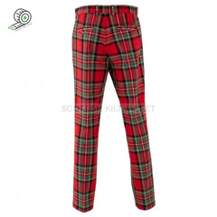  Men's Tartan Trews  Golf Pants Stewart Tartans