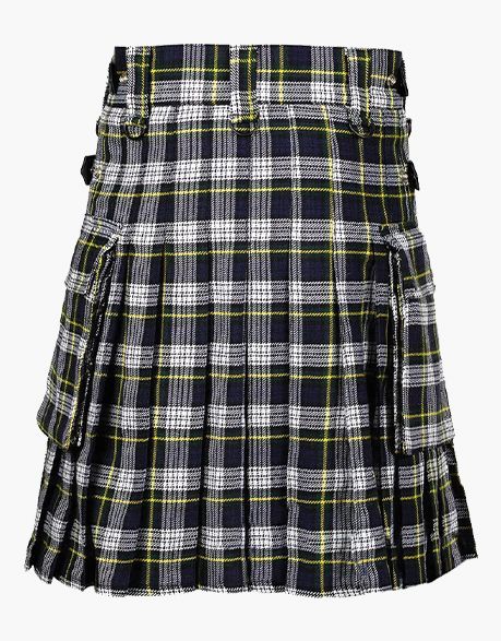 UTILITY KILT MODERN DRESS GORDON TARTAN - scottish kilt jacket