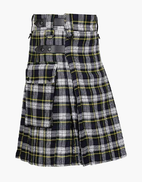 UTILITY KILT MODERN DRESS GORDON TARTAN - scottish kilt jacket