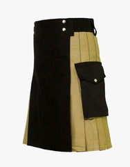 TWO-TONE HYBRID KILT WITH MODERN STYLE - scottish kilt jacket