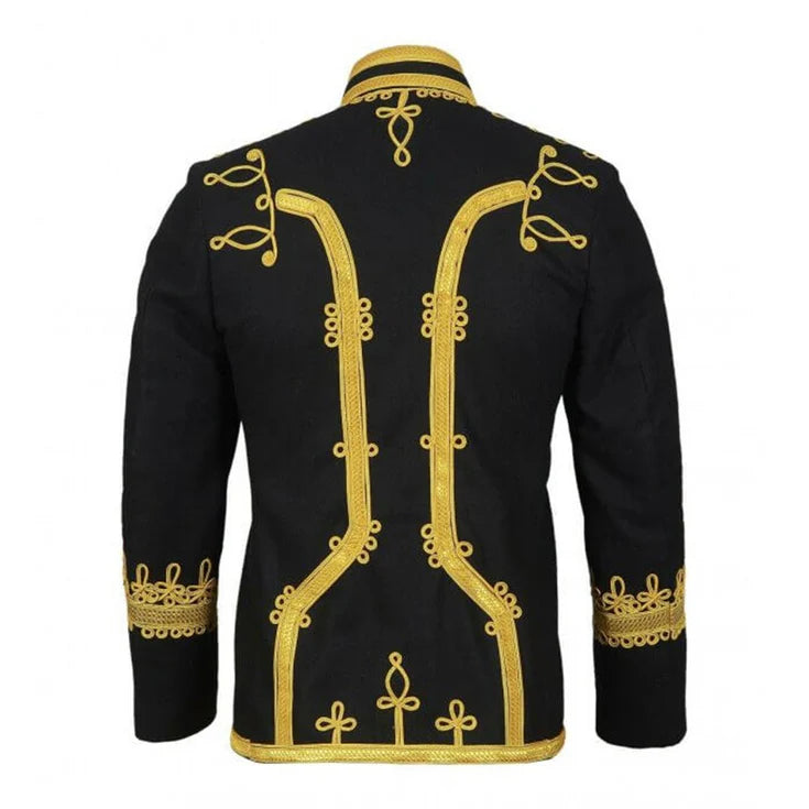 Napoleonic Hussar Uniform Miltary Style Tunic Pelisse Jimmi Hendrix - Scottish Kilt Jacket™ USA-UK