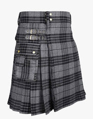 NIGHT WATCH TARTAN UTILITY KILT - scottish kilt jacket