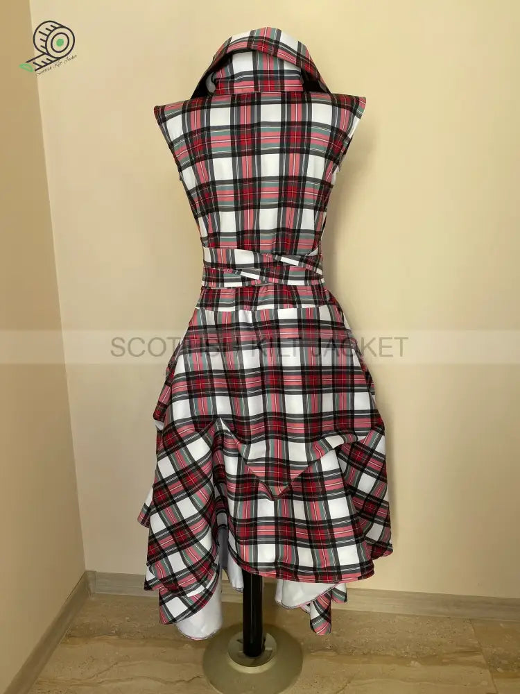 steampunk tartan dress 