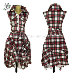 steampunk tartan dress