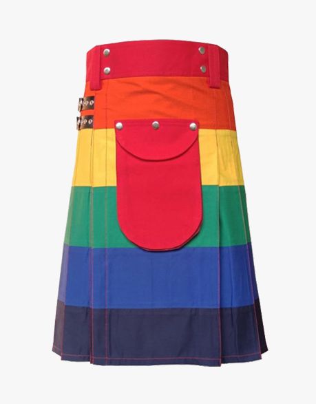 RAINBOW HYBRID KILT PRIDE - Scottish Kilt Jacket™ USA-UK