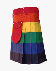 RAINBOW HYBRID KILT PRIDE - Scottish Kilt Jacket™ USA-UK