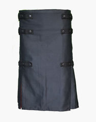 HYBRID RAINBOW KILT FOR MEN IN BLACK - scottish kilt jacket