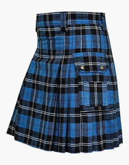 RAMSAY BLUE TARTAN UTILITY KILT - scottish kilt jacket