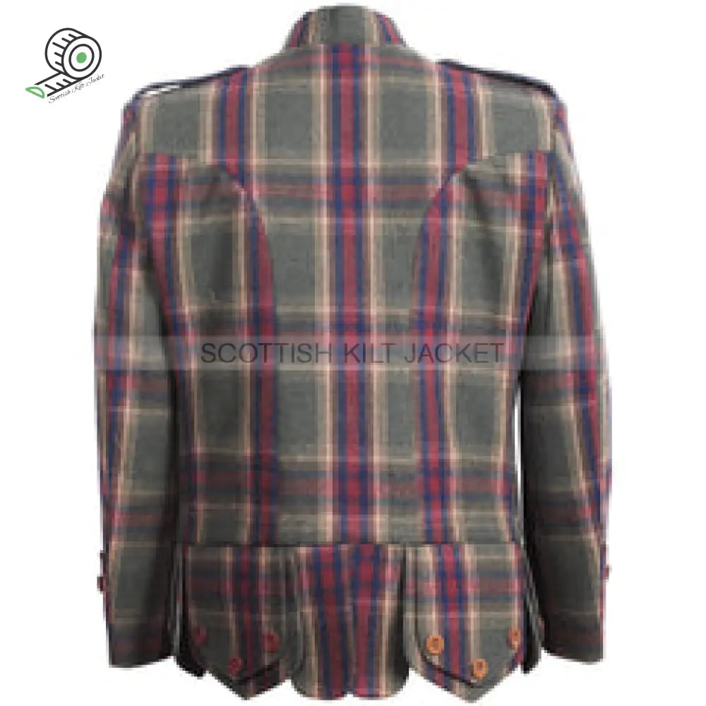 Red Waistcoat and Ettrick Tweed Sheriffmuir Jacket