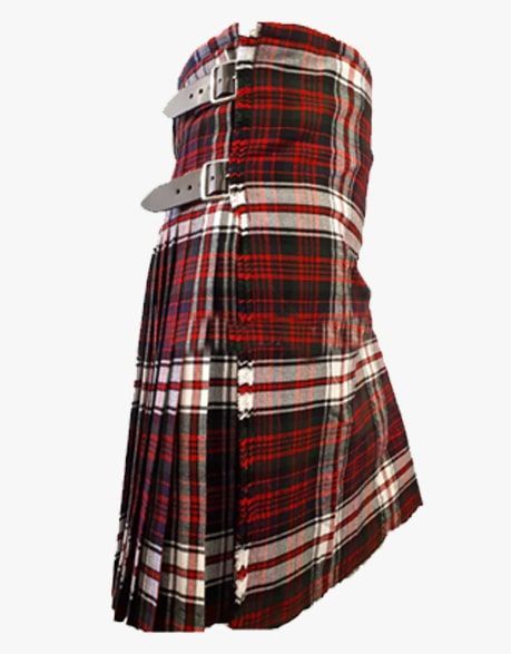 Scottish Tartan Kilt in Red, Black, and White - scottish kilt jacket