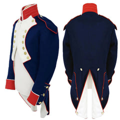 Napoleon Military Jacket Military Jacket Costume Single Breasted Coat Regency Uniform Jacket, Napoleon Military Jacket | Historical Tailcoat