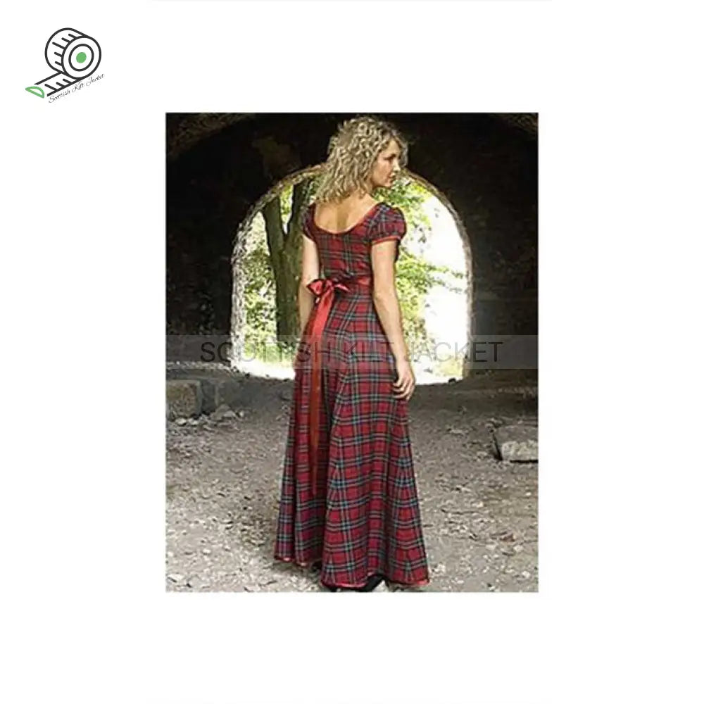 Rose Tartan Dress Evening Dresses