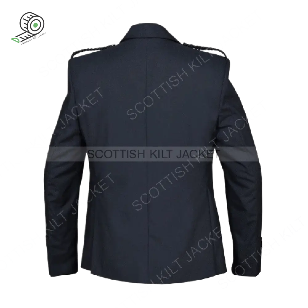 Scottish Argyll Jacket With Vest Prince Charlie Style Cuffs Kilt