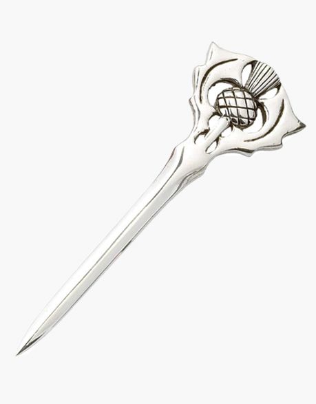 PIN WITH CHROME FINISH FOR SCOTTISH THISTLE KILT - Scottish Kilt Jacket™ USA-UK