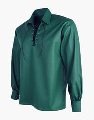 JACOBITE GHILLIE SHIRT IN SEA GREEN - Scottish Kilt Jacket™ USA-UK