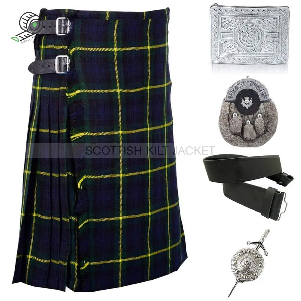 Stewart Tartan Kilt Hunting Deal Sets