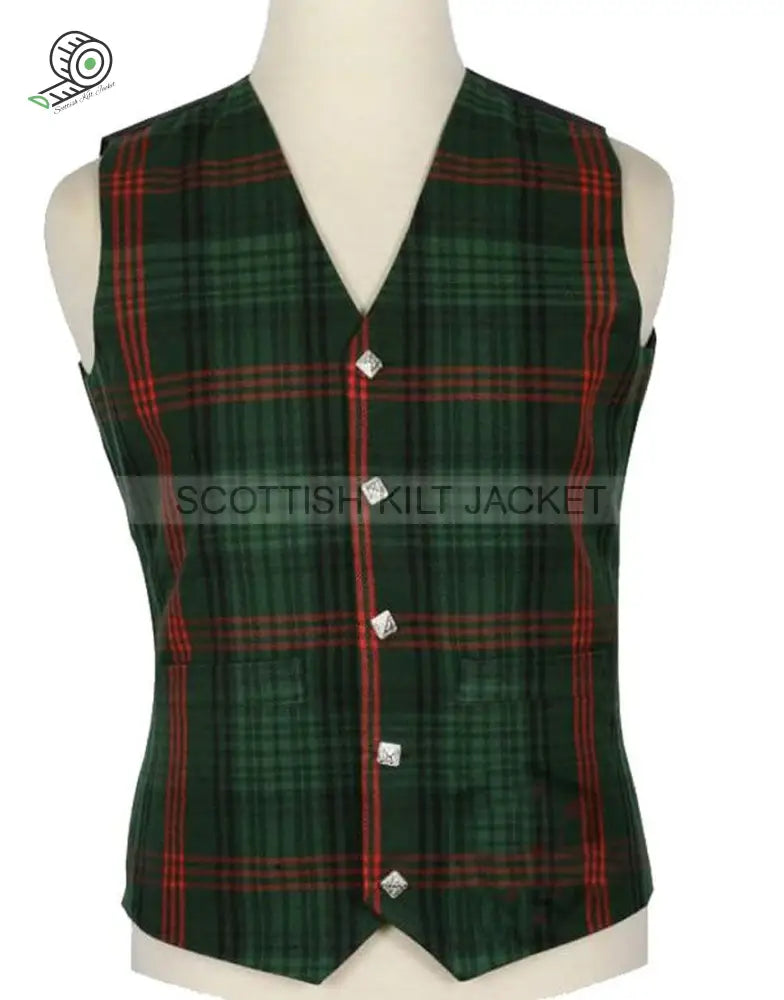 Tartan Rose Hunting Vest Vests