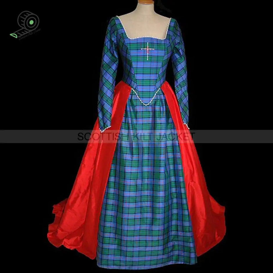 Bella tartan wedding dress best sale