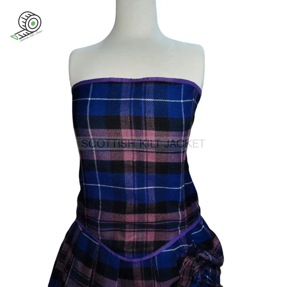 Bella tartan wedding dress best sale