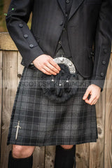 Tweed Black Crail Kilt Outfit Outfits