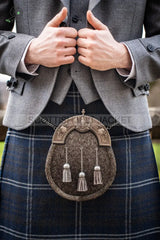 Tweed Kilt Outfit In Silver Arrochar